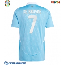 Fotballdrakt Herre Belgia Kevin De Bruyne #7 Bortedrakt EM 2024 Kortermet